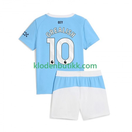 Manchester City Jack Grealish 10 Barn Hjemme Fotballdrakt 2025/26 Kortermet
